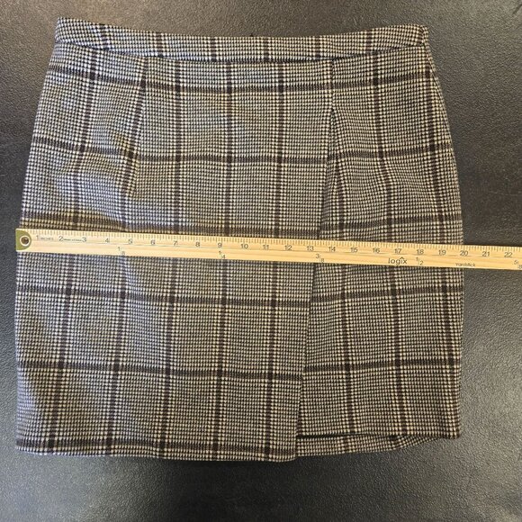 NWT Heartloom Jaxon Academia Preppy Schoolgirl University Plaid Mini Skirt XL Bl - Picture 6 of 12
